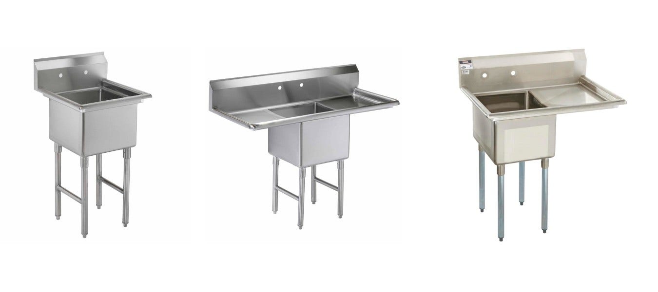 1 Compartment Sinks