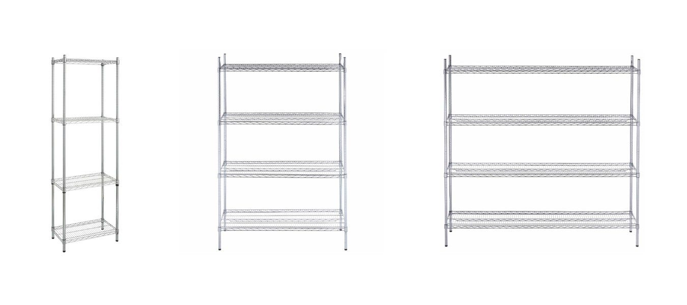 Chrome Plated Shelving Kits