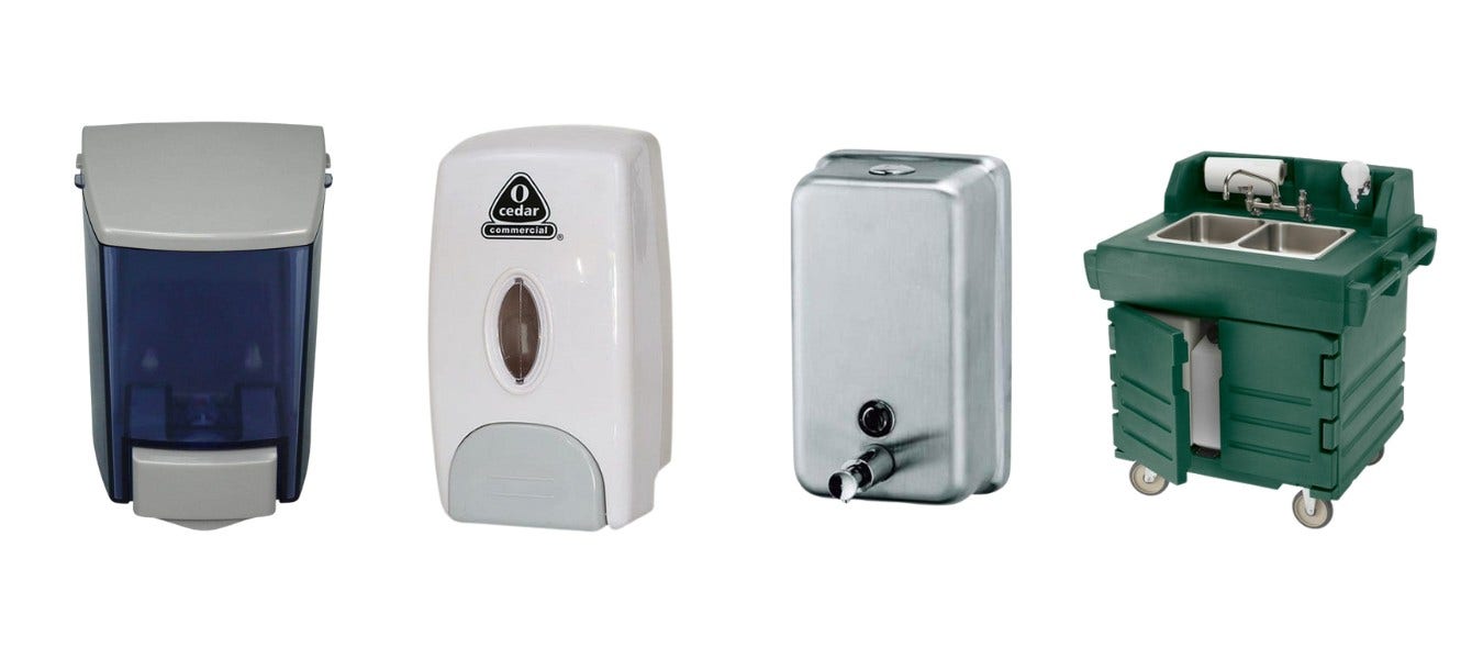 Hand Soap & Sanitizer Dispensers