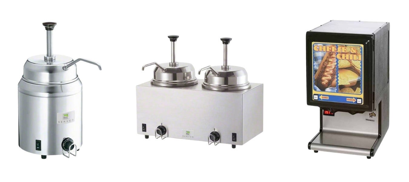 Hot Topping Dispensers