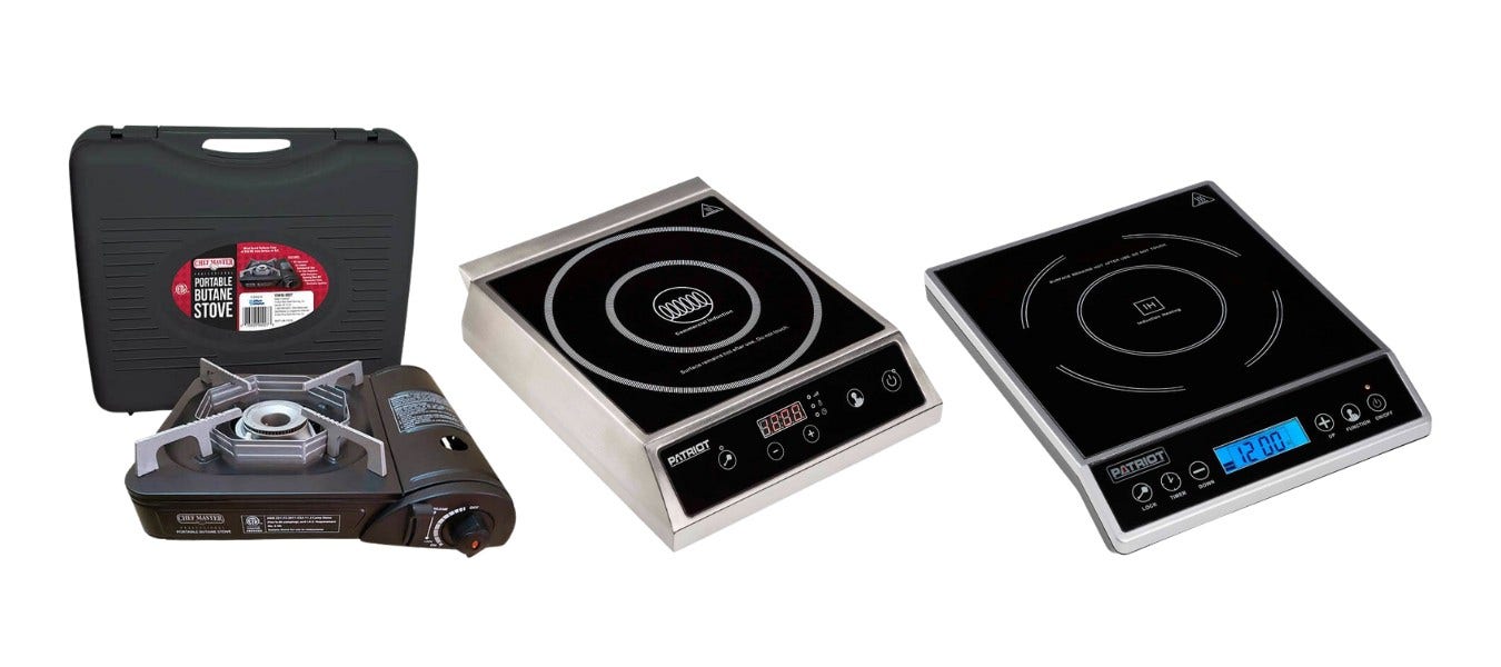 Induction Ranges / Portable Butane Ranges