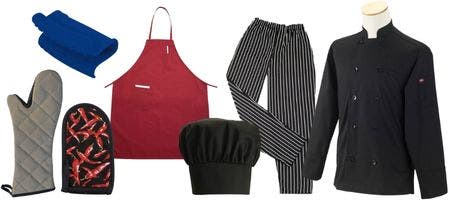 Chef Clothing, Aprons, & Mitts