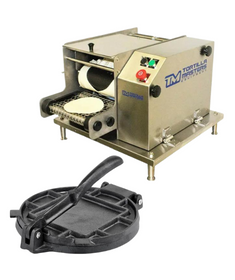 Tortilla Press, Machine & Warmers 