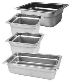 Anti-Jam Stainless Steel Food Pans