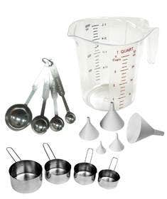 Measuring Cups, Spoons & Funnels
