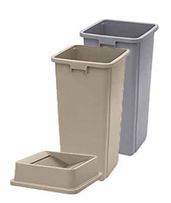 Square Trash Containers