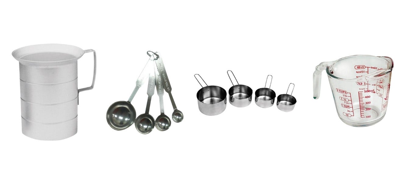 Measuring Cups, Spoons & Funnels