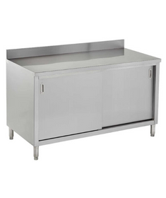 Stainless Steel Enclosed Base Work Tables
