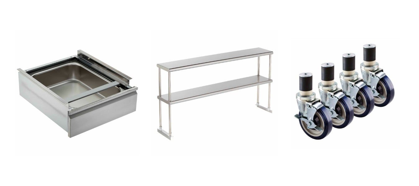 Work Table & Equipment Stand Accessories