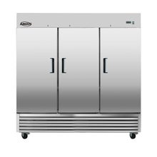 Argus ARST81BR 71 cu. ft. 3-Door Bottom Mount Reach-In Refrigerator 80-3/4"W
