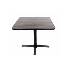 Modesto 24" Square Gray/Knotty Oak Bar-Height Dual-Sided Table Kit 42-1/4"H