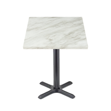 Modesto 24" x 30" Faux White Marble Dining-Height Table Kit 30"H