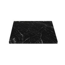 Modesto 36" Square Faux Black Marble Table Top  