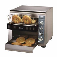 Star QCS2-1200B-208V QCS 1,200 Slices/Hour 208V Conveyor Bagel Toaster with 10"W Belt