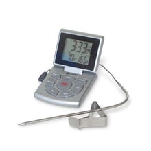 CDN DTTC 14 to 392 Degrees F Combo Thermocouple Probe Thermometer, Timer and Clock