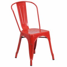 Flash Furniture CH-31230-RED-GG Red Galvanized Steel Chair
