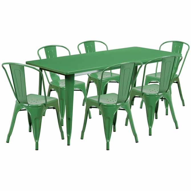 Galvanized hot sale steel chairs
