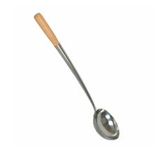 Thunder Group SLLD311 10 oz. Stainless Steel Ladle with Wood Handle
