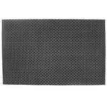 Ritz 64801 Woven Charcoal Placemat 13" x 19" | Case of 12