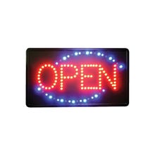 WINCO LED-6 Open Window Sign with Flashing LED Pattern 22" x 13"