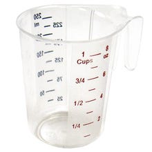 Winco QY-0311001 1-Cup Polycarbonate Measuring Cup