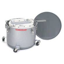 Miroil 55 lb. Oil Filter Pot with Filter Bag and Holder Frame for Fryers