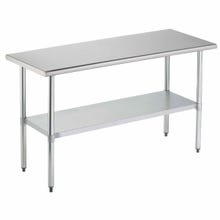 SKU PA0260 image 1 Sauber Stainless Steel Work Table 60"W x 24"D x 36"H