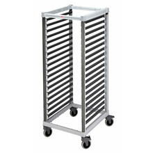 Cambro Camshelving Ugnpr21F36480 18-Full Size Speckled Gray Food Pan Trolly 32-1/8"W X 25-3/8"L X 67-1/5"H