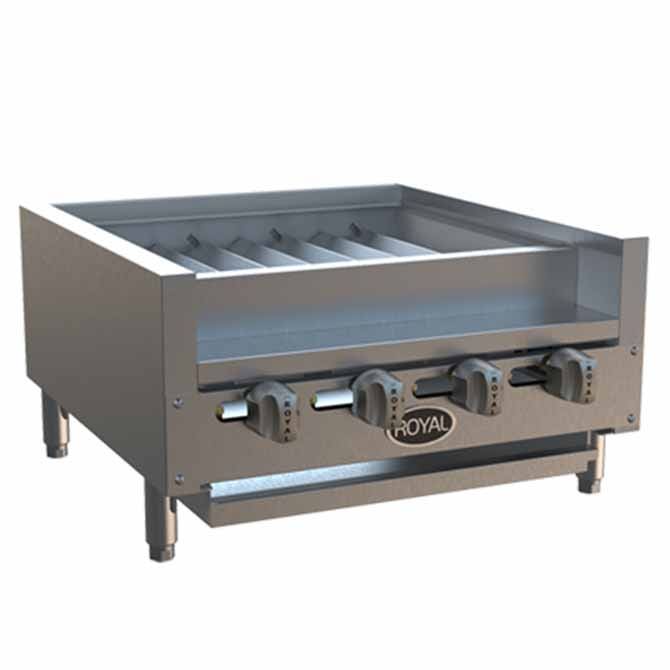 Royal Range RSKTB 24 Natural Gas 56 000 BTU Kabob Broiler 25 1 2 W Restaurant Equippers
