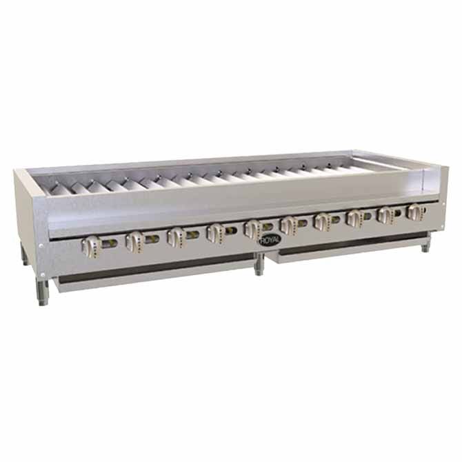 Royal Range RSKTB 60 Natural Gas 140 000 BTU Kabob Broiler 60 W Restaurant Equippers