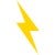 Yellow Lightening Bolt