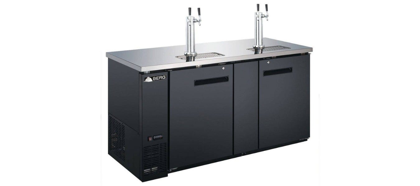 Two Tap Beer Dispenser & Cooler