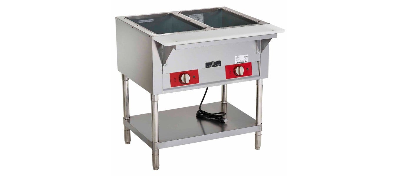 2 Well Steam Table