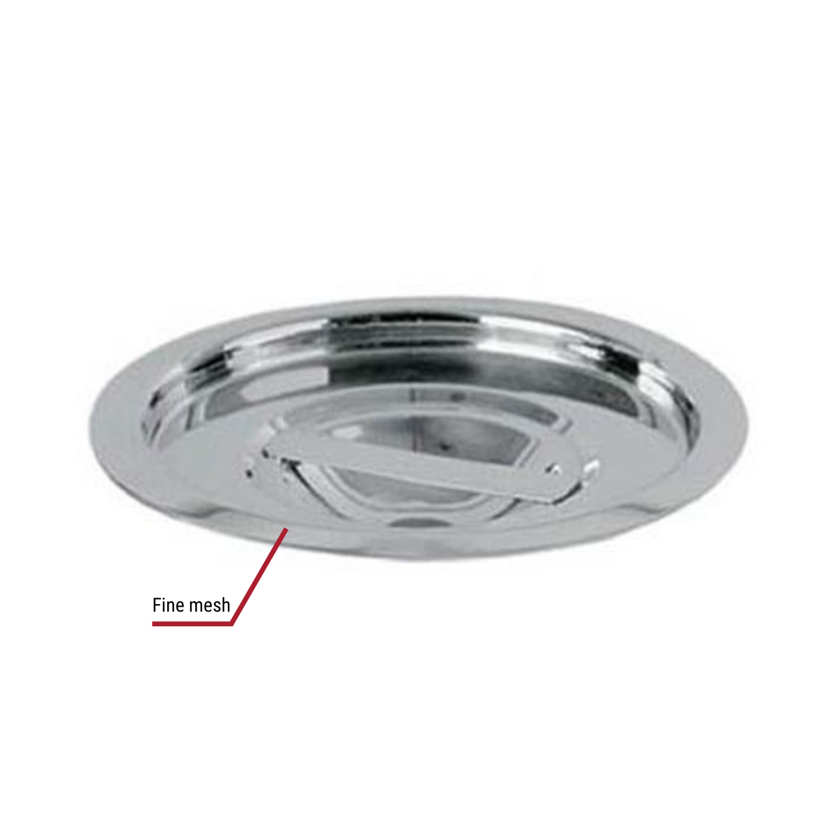 Winco Cover for 4.25-Quart Stainless Steel Bain Marie Pot