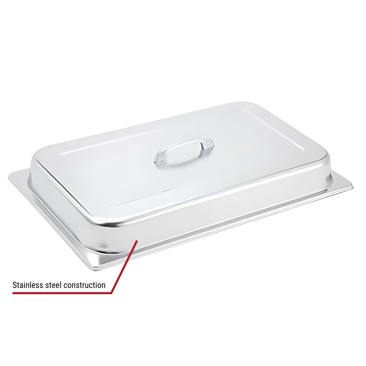 Stainless Steel Dome Cover with Handle for Full Size Food Pans