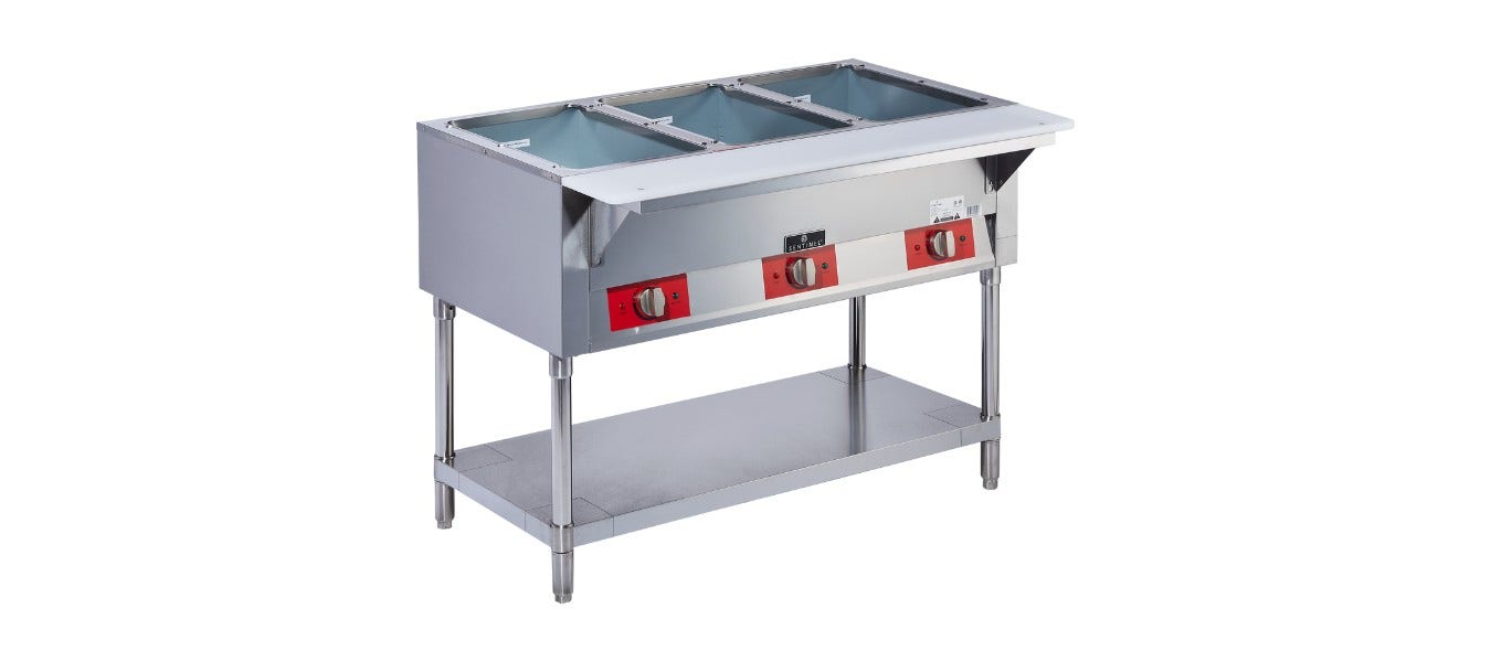 3 Well Steam Table