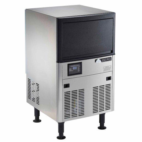 Berg BIM-120H 120 lb. Undercounter Half Dice Air Cooled Ice Machine with 40 lb. Bin 19-1/2"W