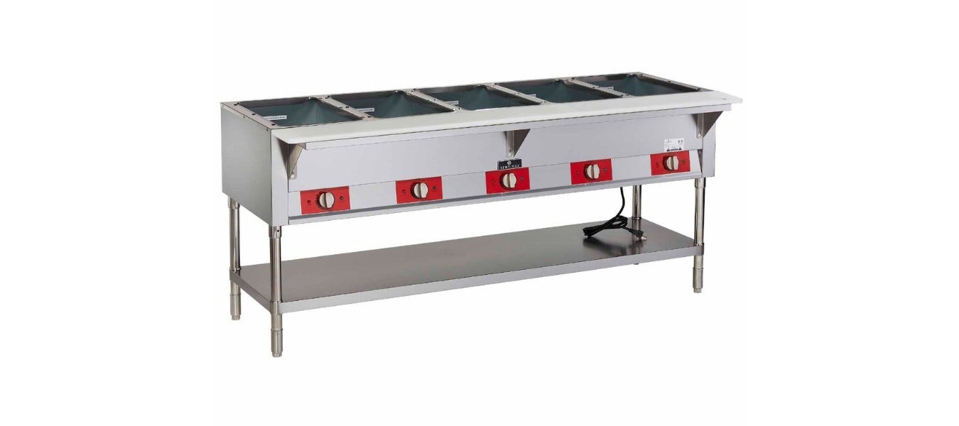 5 Well Steam Table
