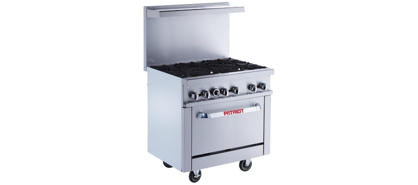 6 Burner Range