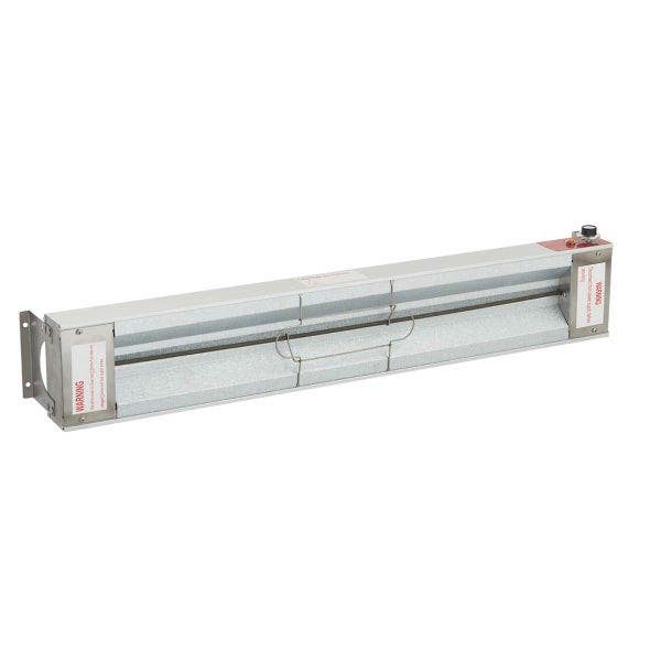 Underside of Sentinel ENSW24IA-1 500 Watt Electric Heat Strip with Infinite Control 24"L