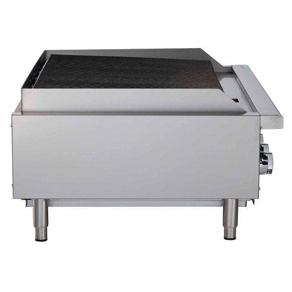 Patriot Platinum PT-CB36-T Heavy Duty 120,000 BTU Gas Radiant Charbroiler 36"W Side Profile