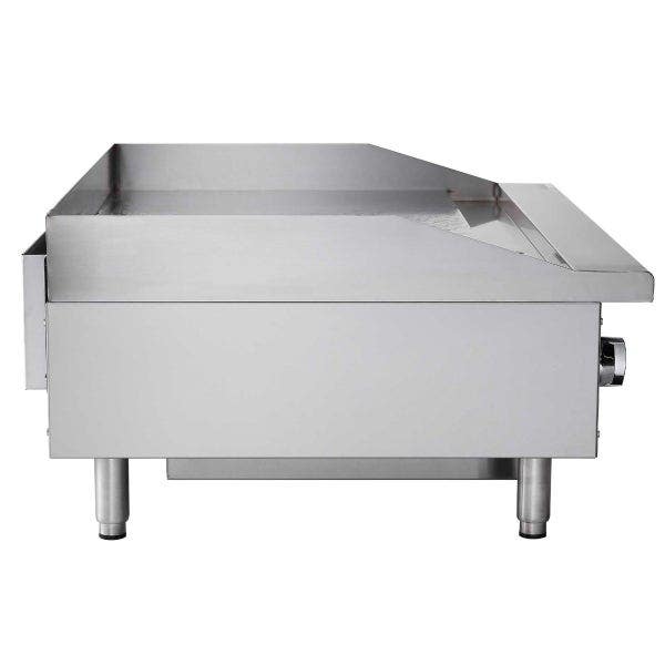 Patriot PT-G36-M 90,000 BTU Manual Control Gas Griddle 36"W Side View