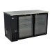 Clear Door 2 Door Back Bar Cooler