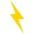 Yellow Lightening Bolt