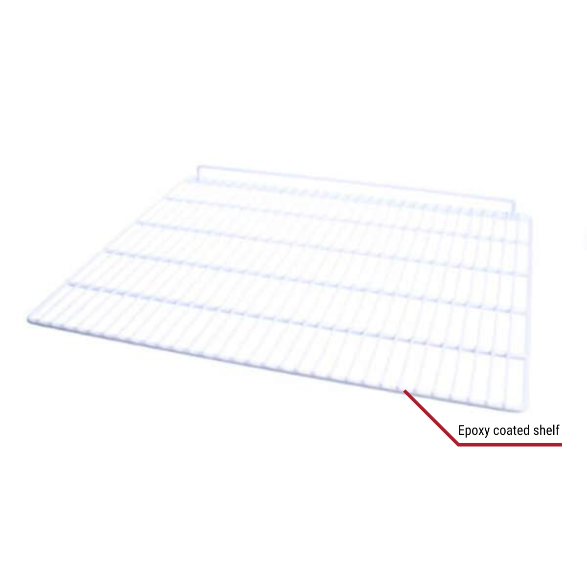 Upper Shelf for Berg 1-Door Bottom Mount Gray Exterior Refrigerator and Freezer, 20-3/4" D x 25-1/2"W