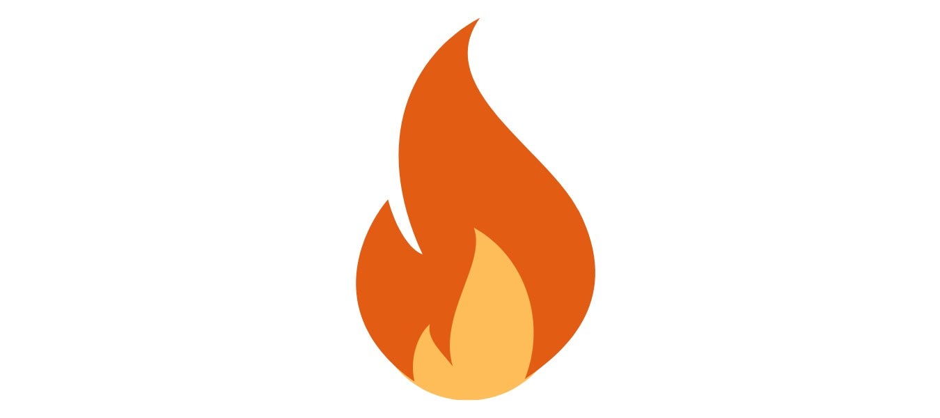 Orange Liquid Propane Flame