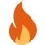 Orange Liquid Propane Flame