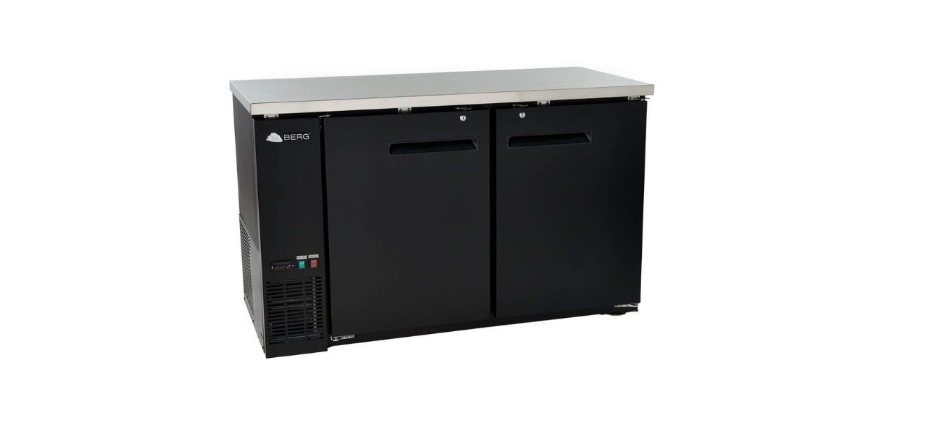 Solid Door Back Bar Cooler