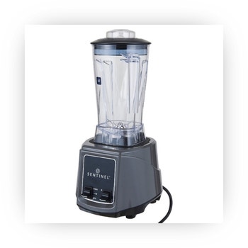 Sentinel commercial blender with clear container and control panel
