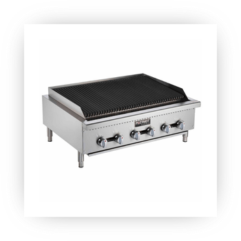Patriot 48 inch stainless steel charbroiler.